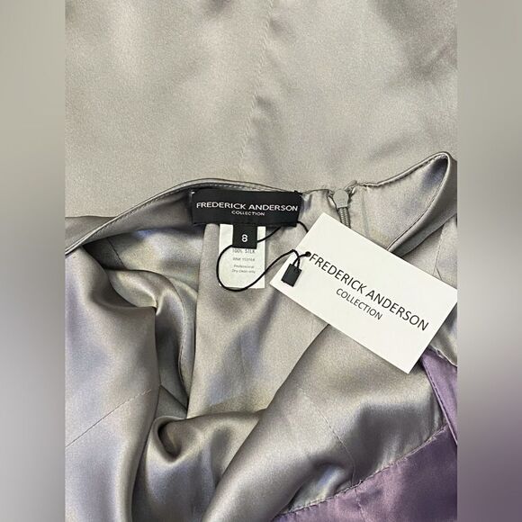 Frederick Anderson Silk Halter Gown size 8 - Picture 12 of 13